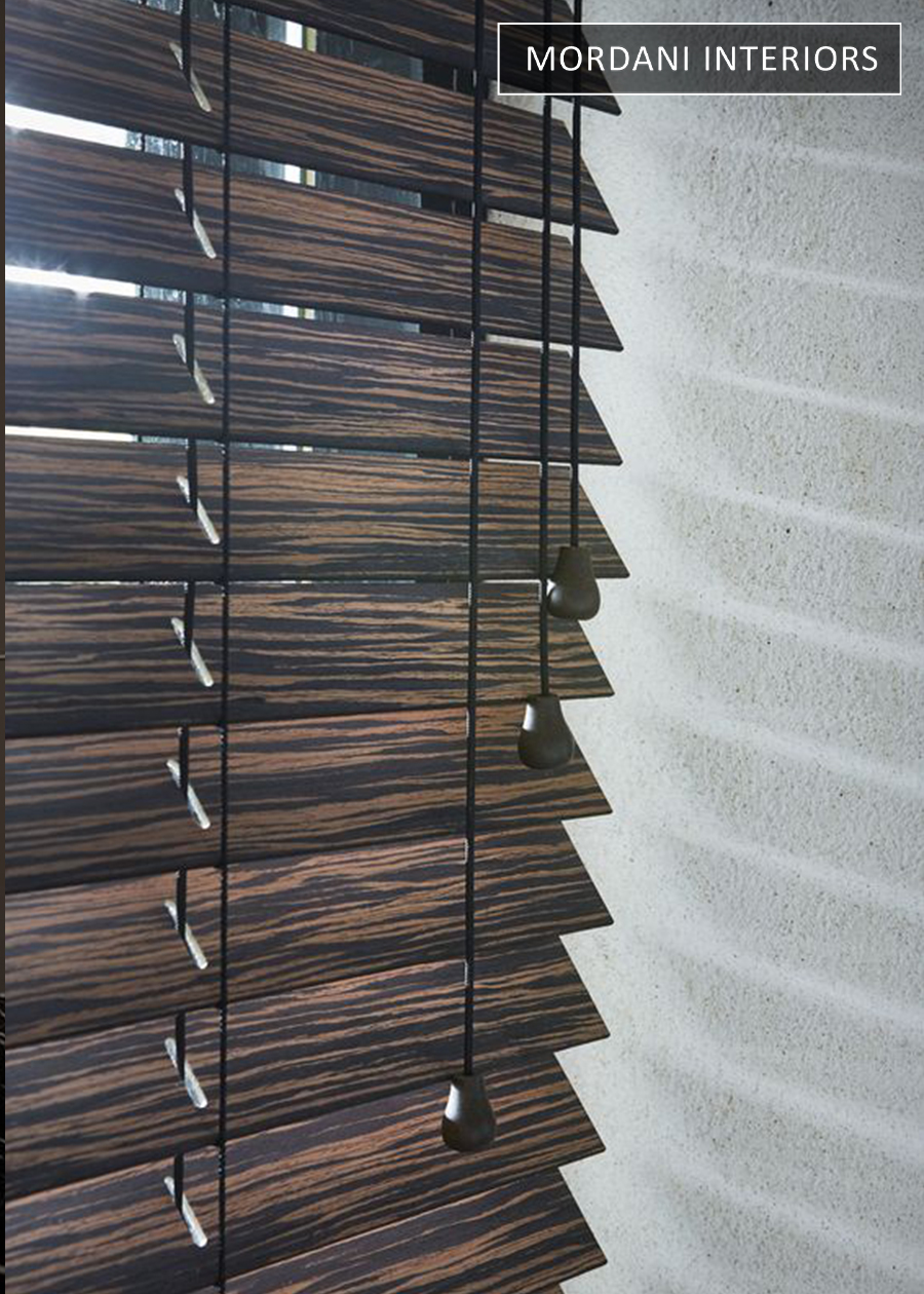 Distressed Wenge Wooden Venetian Blinds